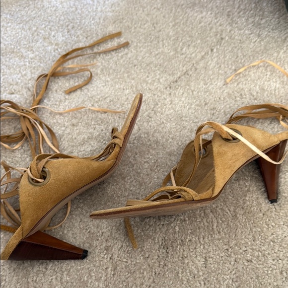 MIU MIU suede lace up size 9 - Picture 4 of 4